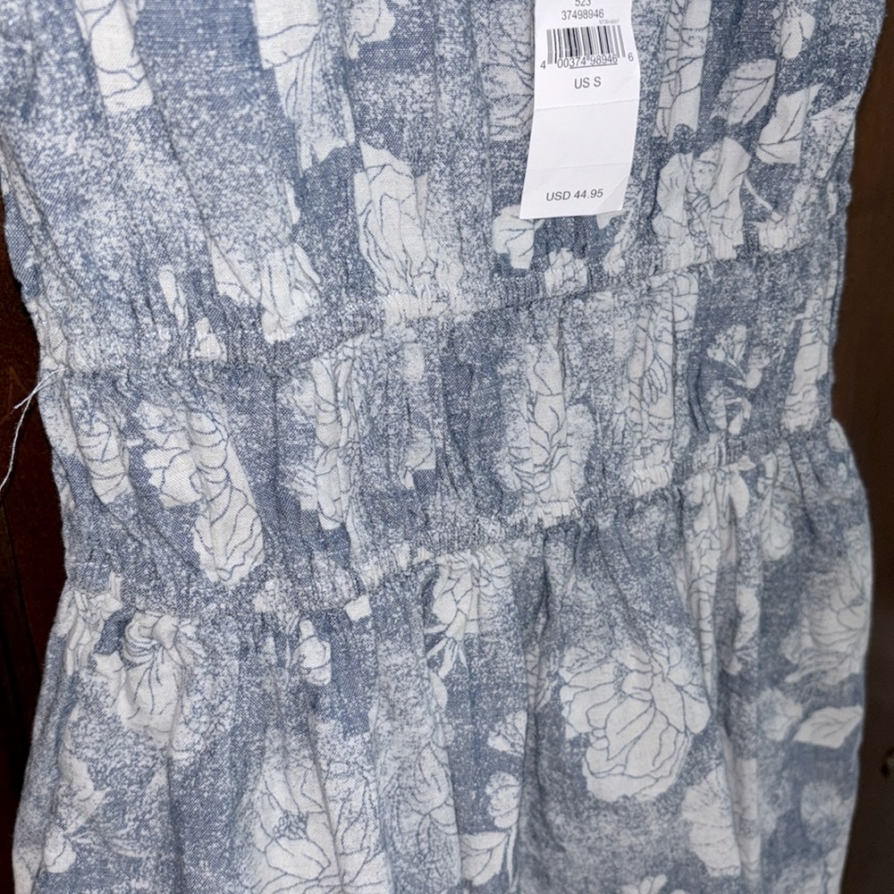 NWT American Eagle Sleeveless Floral Mini Skater Dress - Picture 7 of 10
